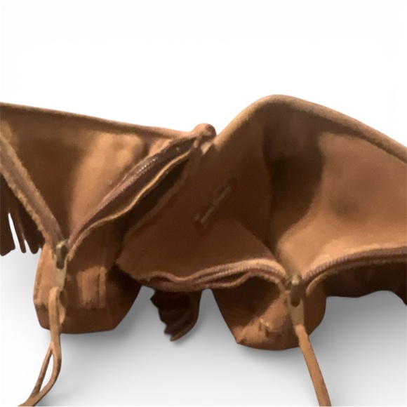 Minnetonka 293 Fringe Ankle Boots Suede 8.5 - Picture 6 of 7